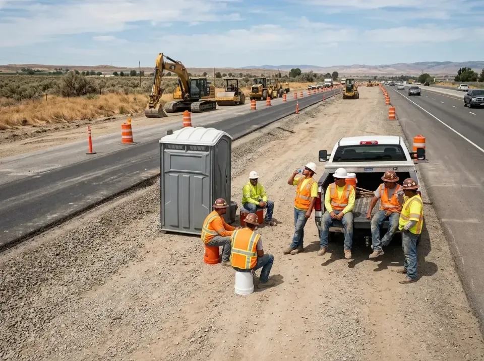 highway-road-construction-crew-007 — frequently asked questions, Porta Potty and Restroom Rentals in Lowell, IN